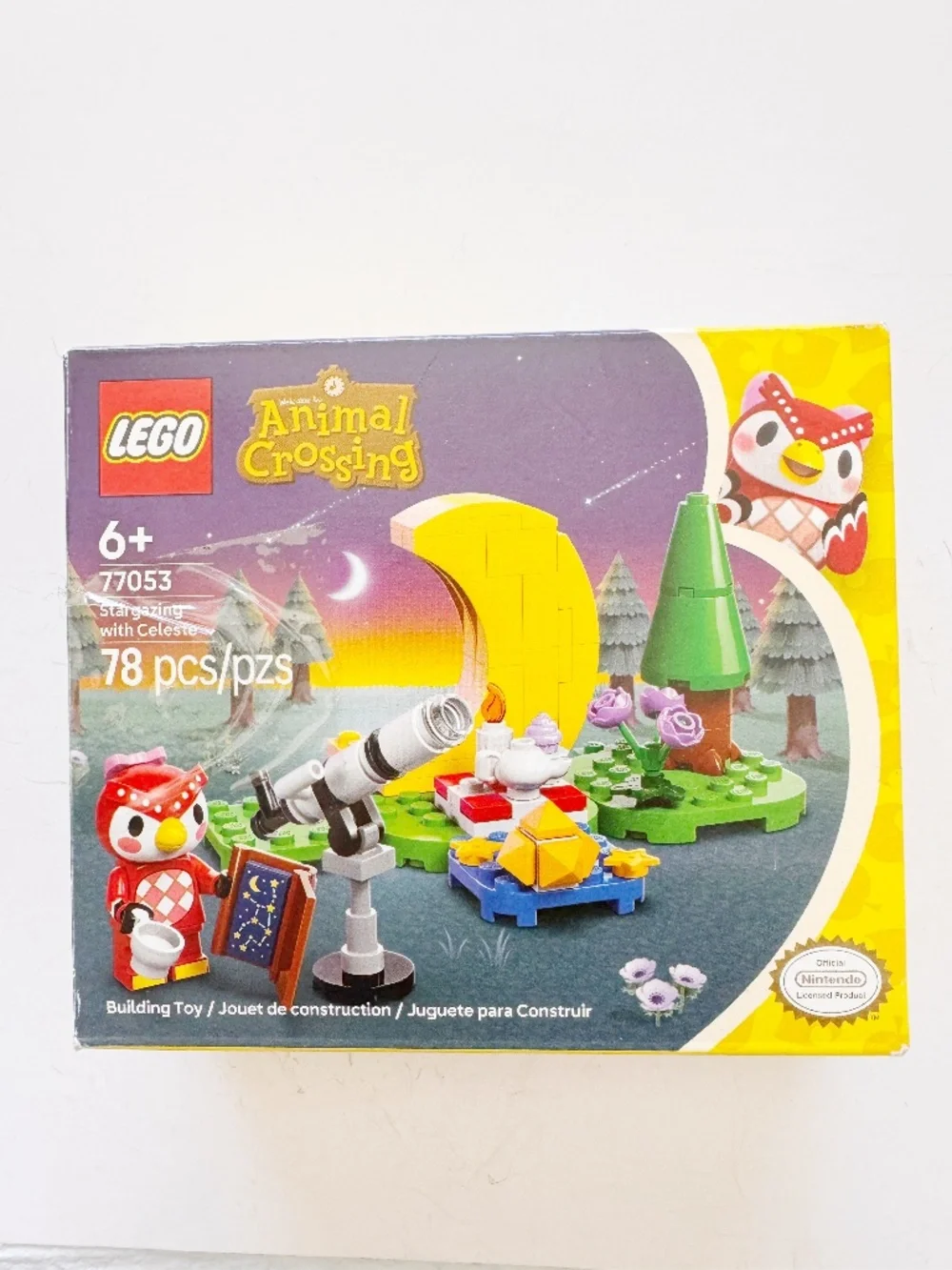 LEGO 77053 Animal Crossing Stargazing with Celeste Building Toy Open Box